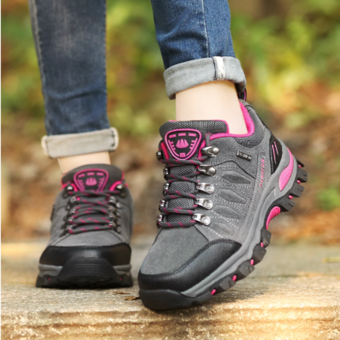 Women's Hiking Shoes – Supportive Fit – Breathable Material – Grip Soles – Ankle Support
