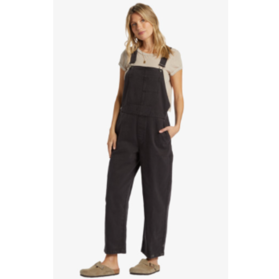 Women's jumpsuit – relaxed fit – wide legs – breathable fabric – utility details