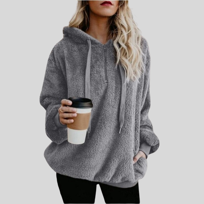 Women's Hoodie - Oversized Fit - Soft and Comfortable - Long-Sleeved Casual