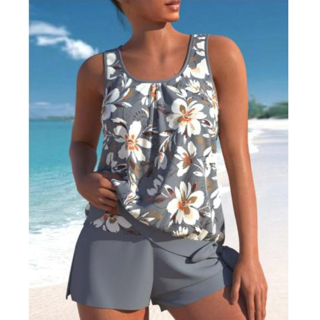 Women's Tankini Set – Relaxed Fit – Breathable Fabric – Flattering Cut