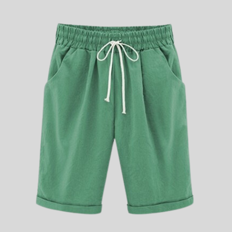 Herreshorts - Komfortabel Passform - Elastisk Linning med Snøring - Pustende Bomull