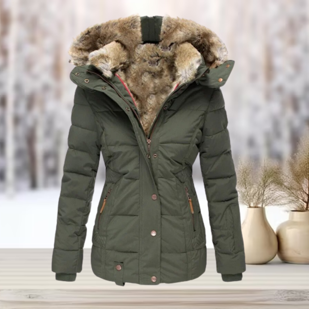 Eleanor Down Winter Parka Jacket - Water-Repellent