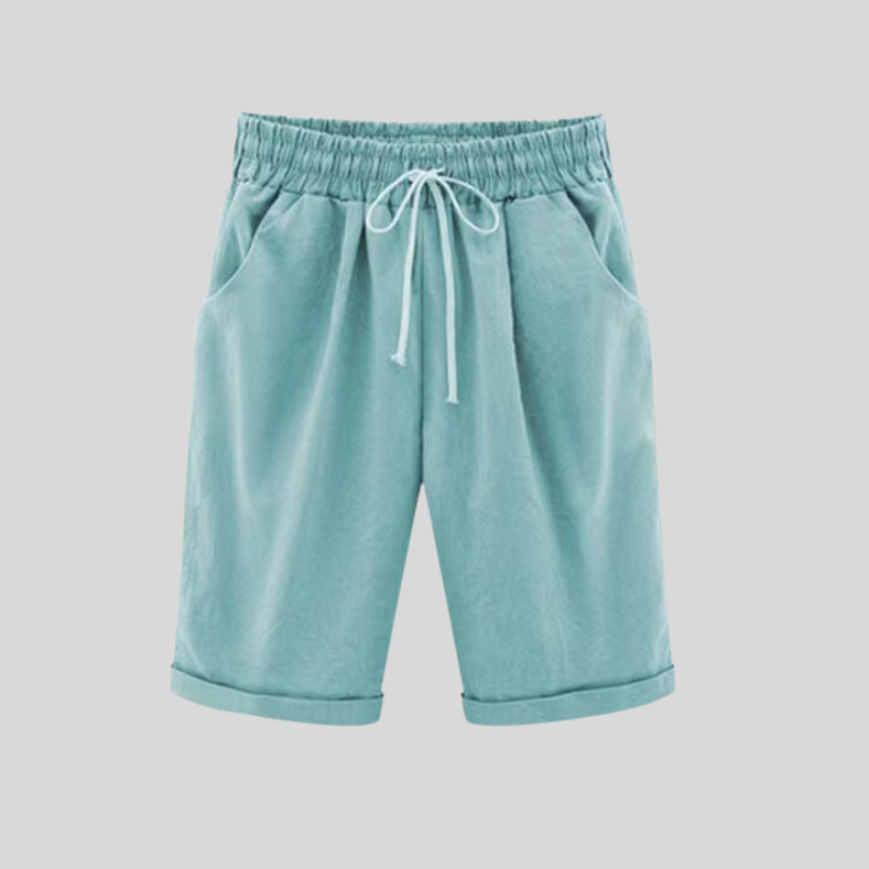 Herreshorts - Komfortabel Passform - Elastisk Linning med Snøring - Pustende Bomull