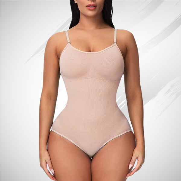 Kvinner Shapewear Bodysuit – Figurskapende – Justerbare Stropper – Sømløs Komfort