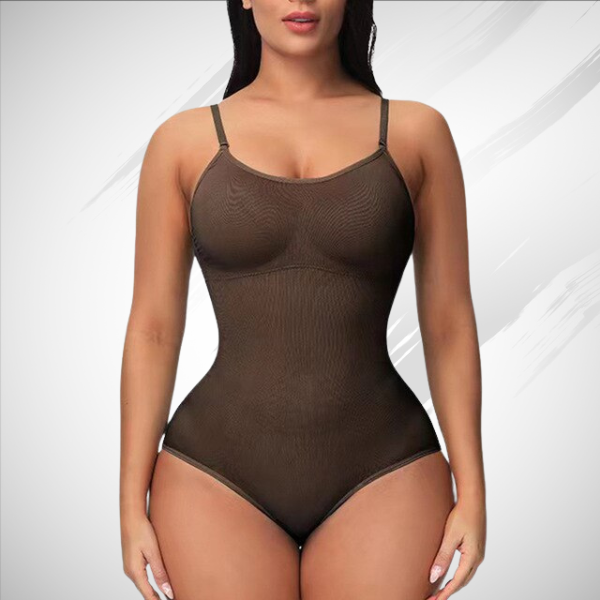 Women Shapewear Bodysuit – Figure-Shaping – Adjustable Straps – Seamless Comfort