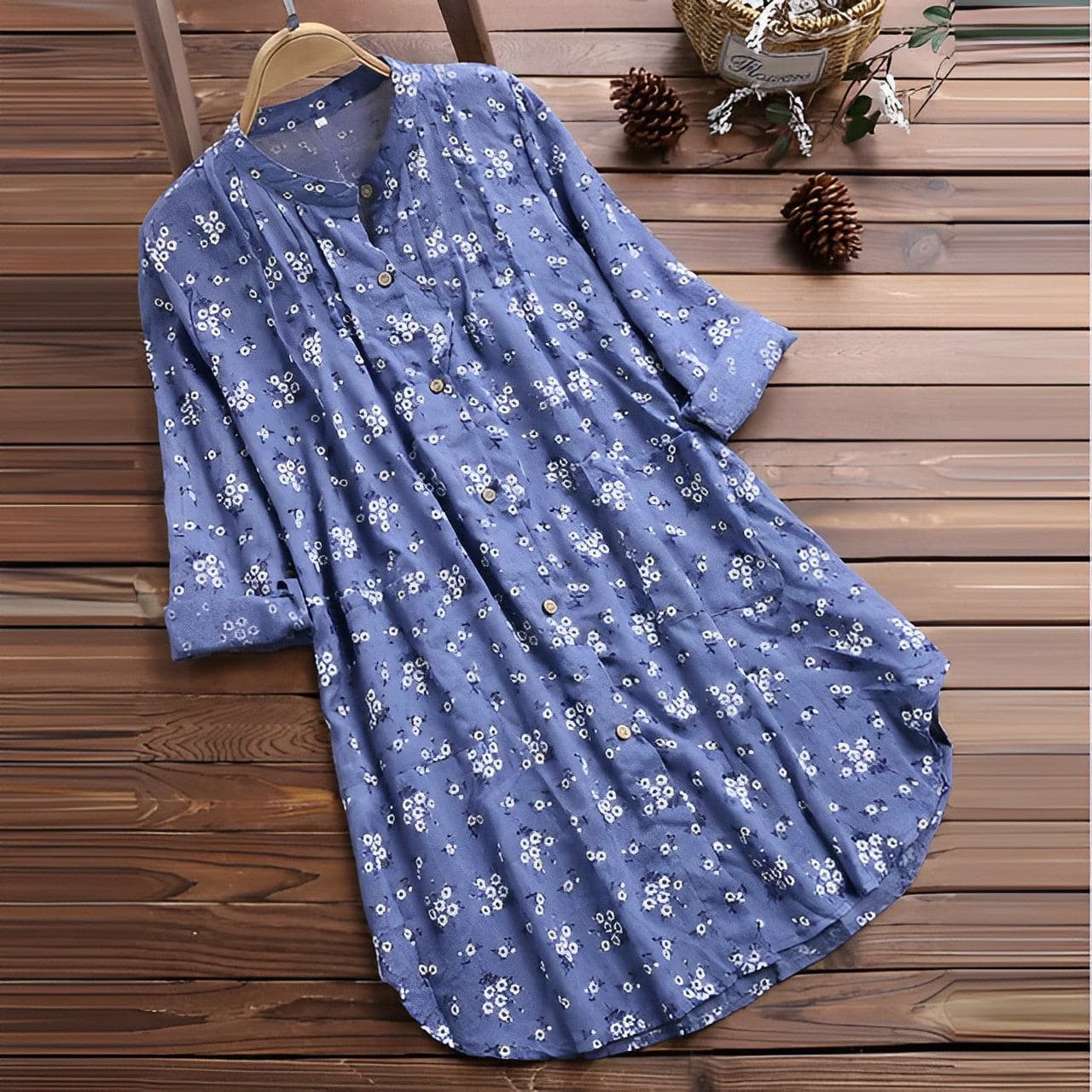 Kirsa - Loose-fitting high-quality summer blouse