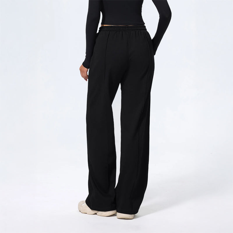 Elisa Wide Leg Lounge Pants | Drawstring Waist Lounge Pants