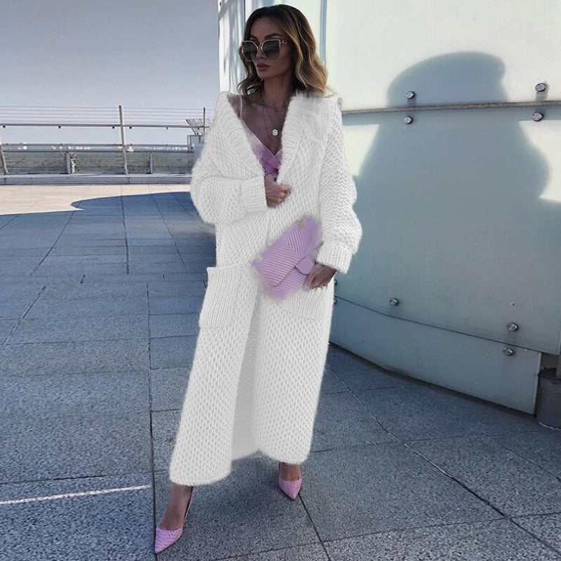Fleur - Long knitted cardigan in many colors