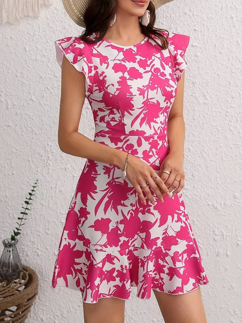 Kara - Floral dress with modern cut