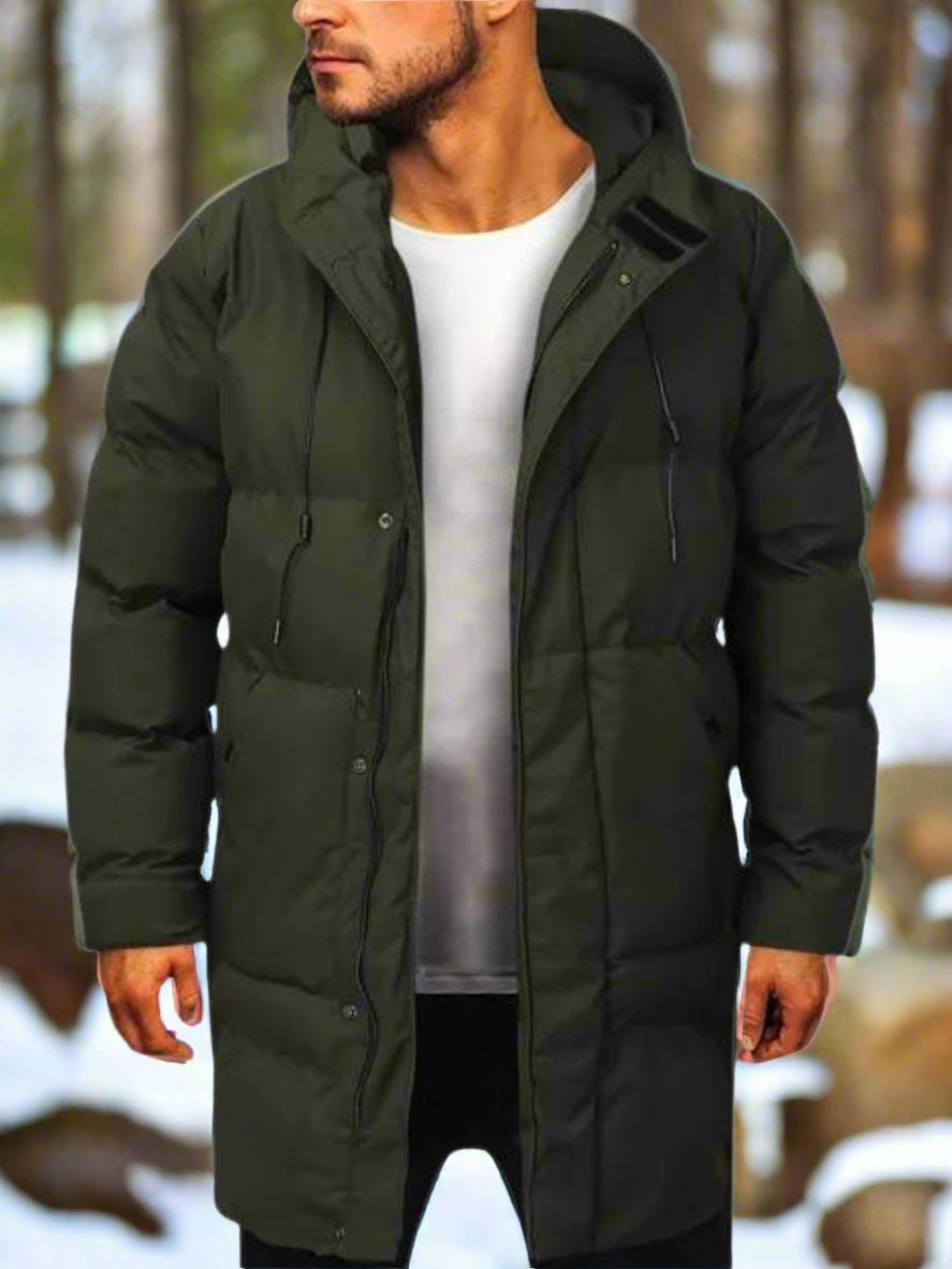 Insulated, Light and Comfortable Fit Stylish Parka for Men