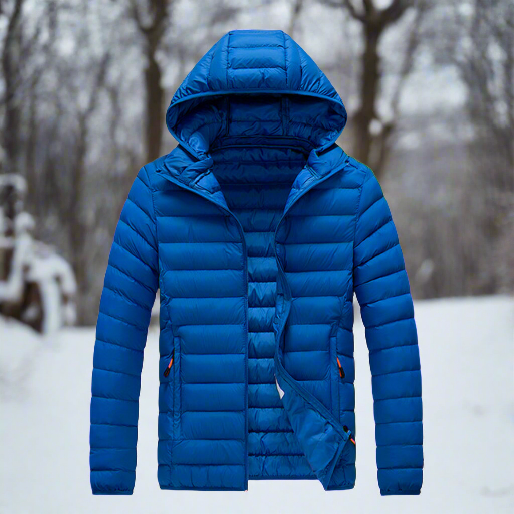 Oscar Nylon Puffer Jacket | Hooded, Quilted Puffer Jacket