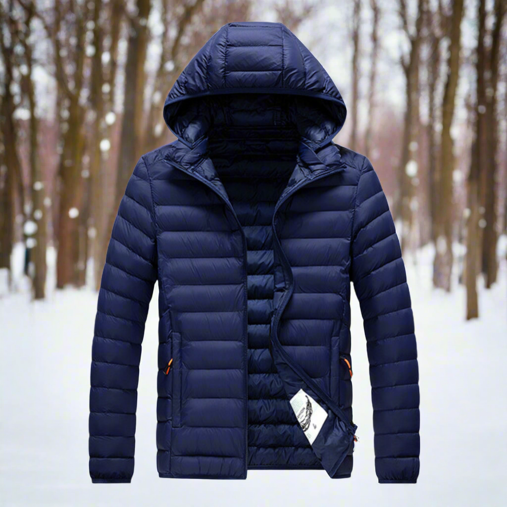 Oscar Nylon Puffer Jacket | Hooded, Quilted Puffer Jacket