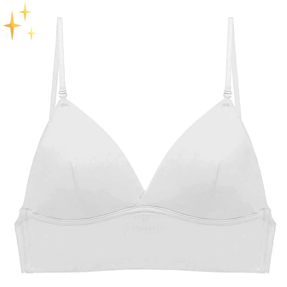 Women's Bra – Low Back – Seamless Cups – Adjustable Straps – Breathable Material