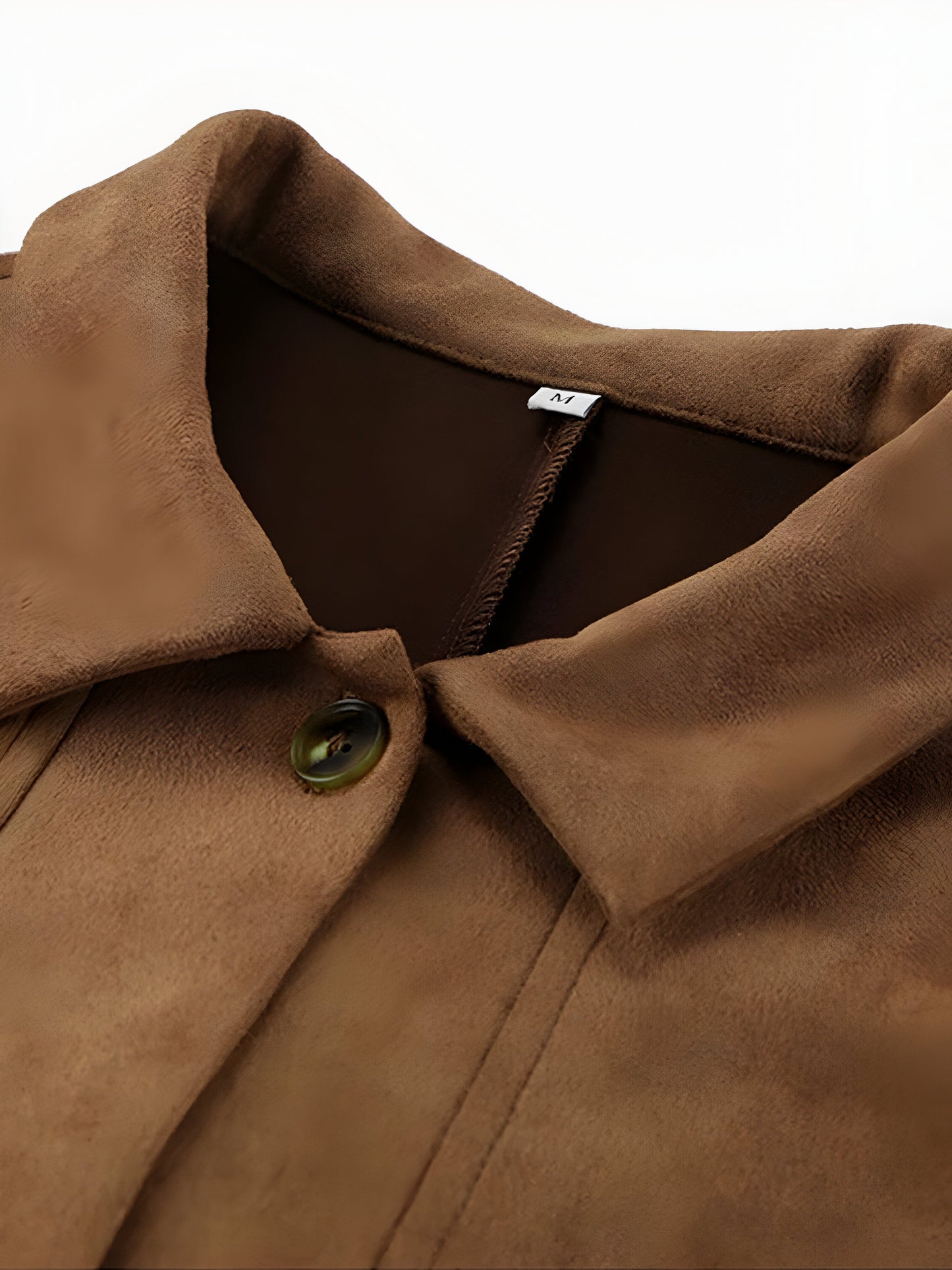 Women's Jacket – Oversized Fit – Luxurious Fabric – Button Front – Dropped Shoulders