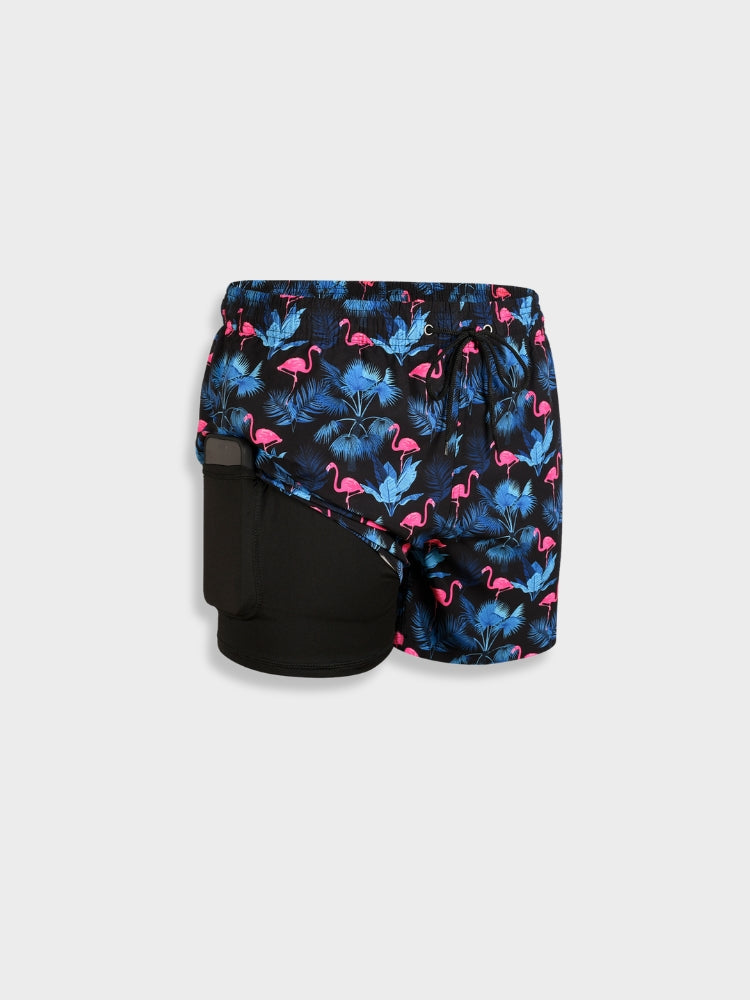 Men's Swim Shorts – Relaxed Fit – Quick-Drying – Adjustable Waist
