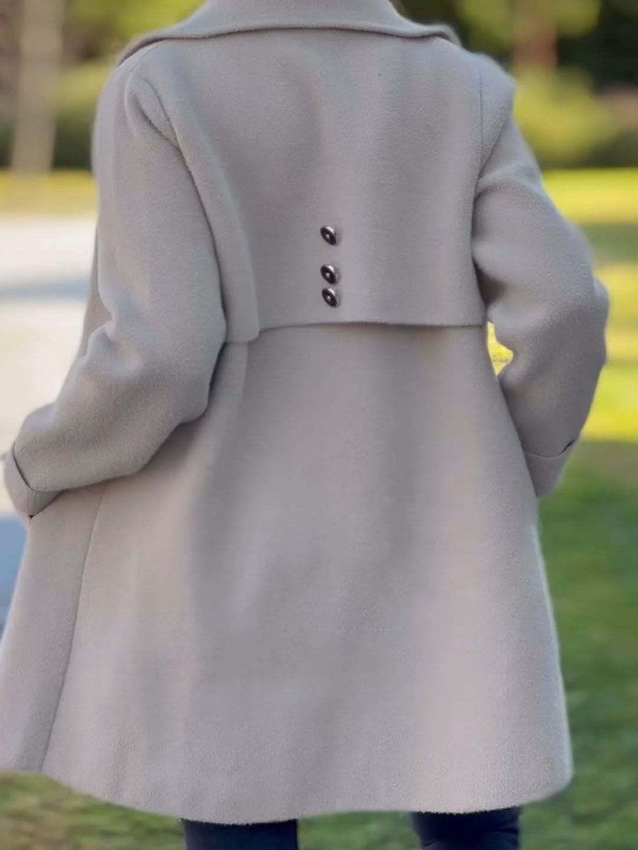 Women's Jacket – Tailored Fit – Button Front – Structured Silhouette – Mid-Length