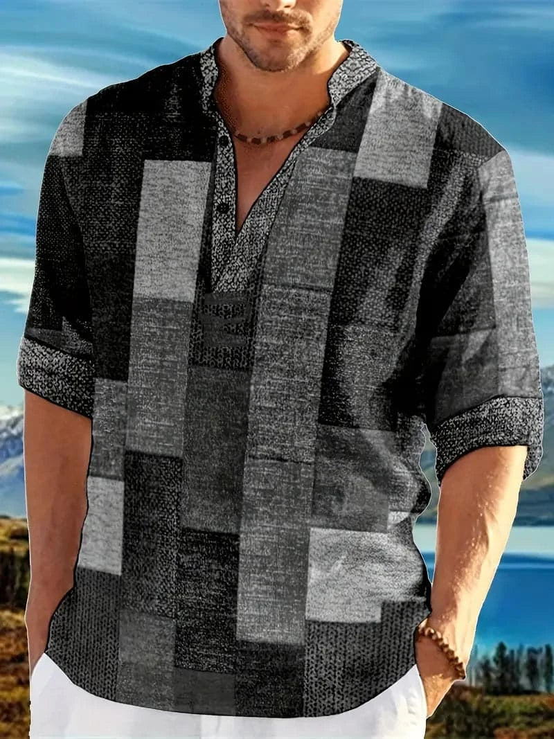 Frank - Shirt, checkered designer shirt