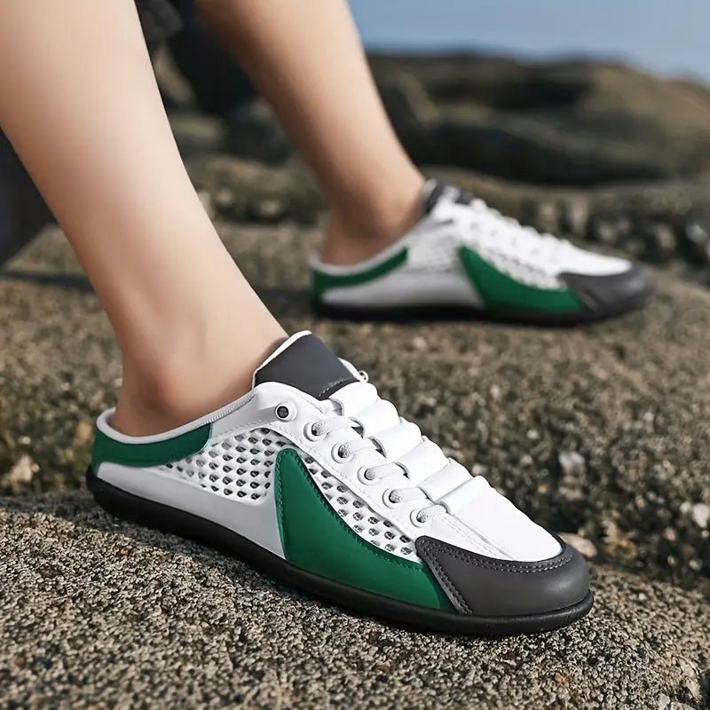Men's Sandals – Slip-on Design – Mesh Upper – Breathable and Lightweight – Sporty Style