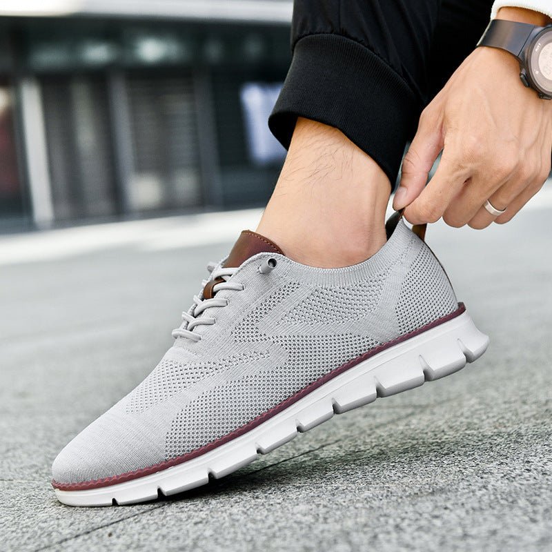 Men's Trainers – Soft Knit – Low Profile – Flexible Sole – Breathable Fit