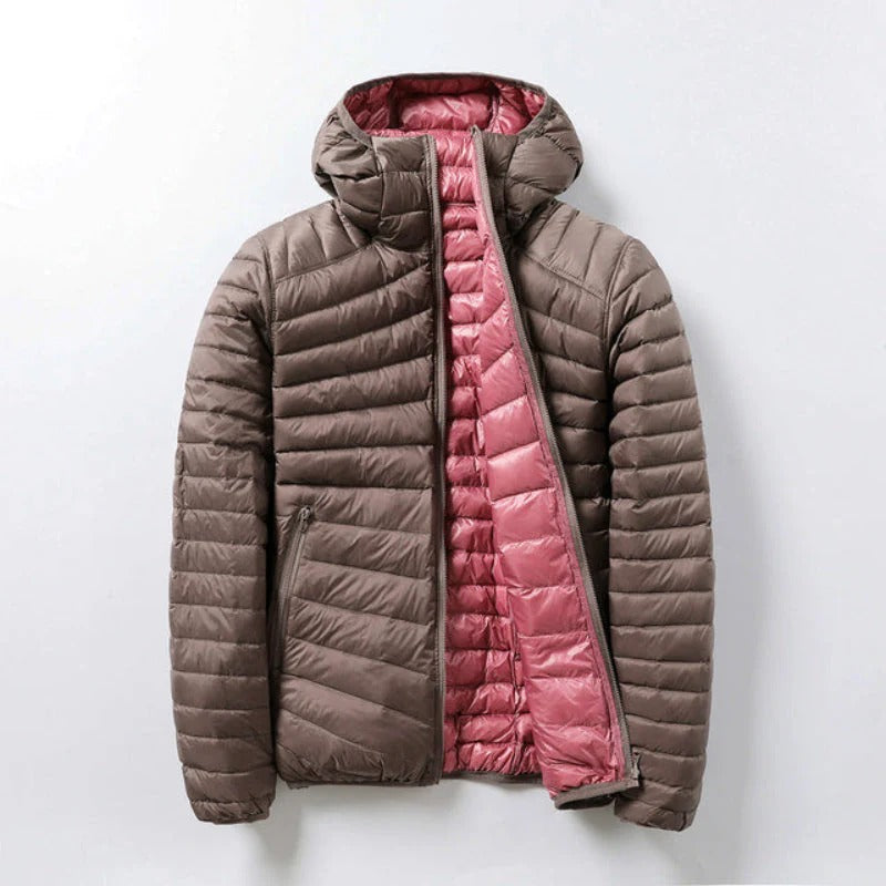 Women's Jacket – Padded – Waterproof – Regular Fit – Hood – Zipper Closure