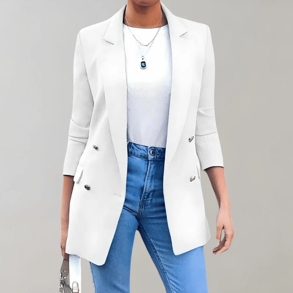 Women's Blazer – Tailored Fit – Double-Breasted – Classic Cut – Office Use