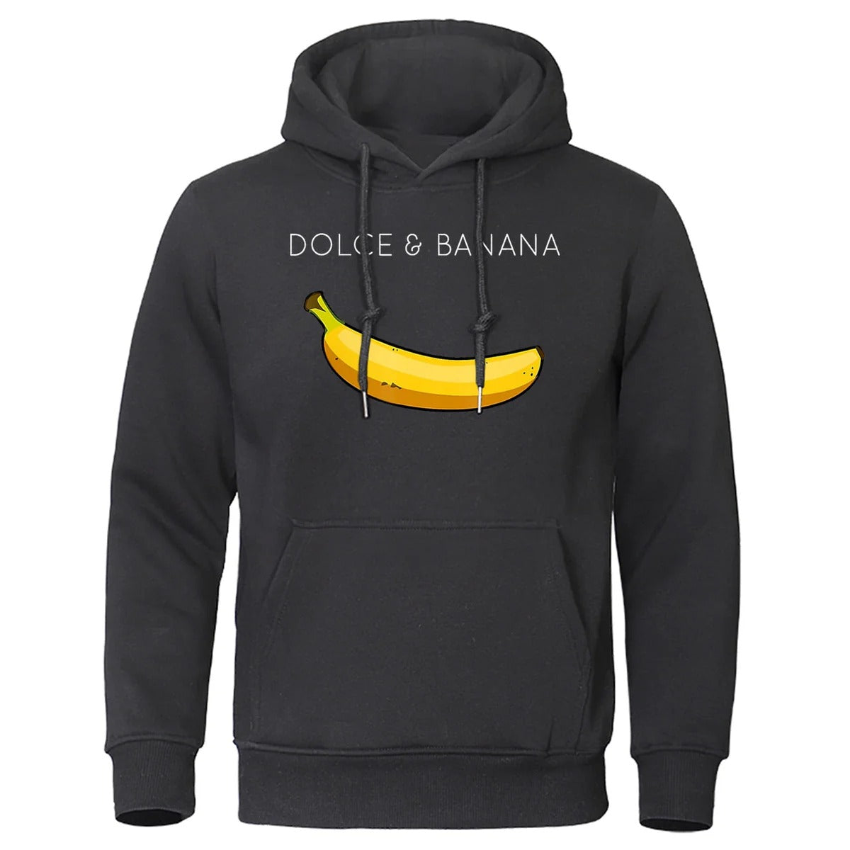 Men's Hoodie – Relaxed Fit – Cotton Blend – Humorous Print