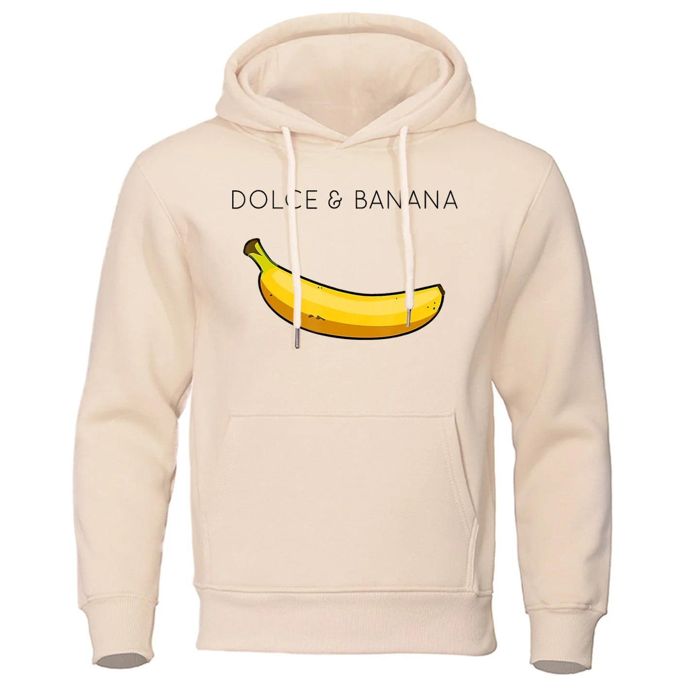 Men's Hoodie – Relaxed Fit – Cotton Blend – Humorous Print