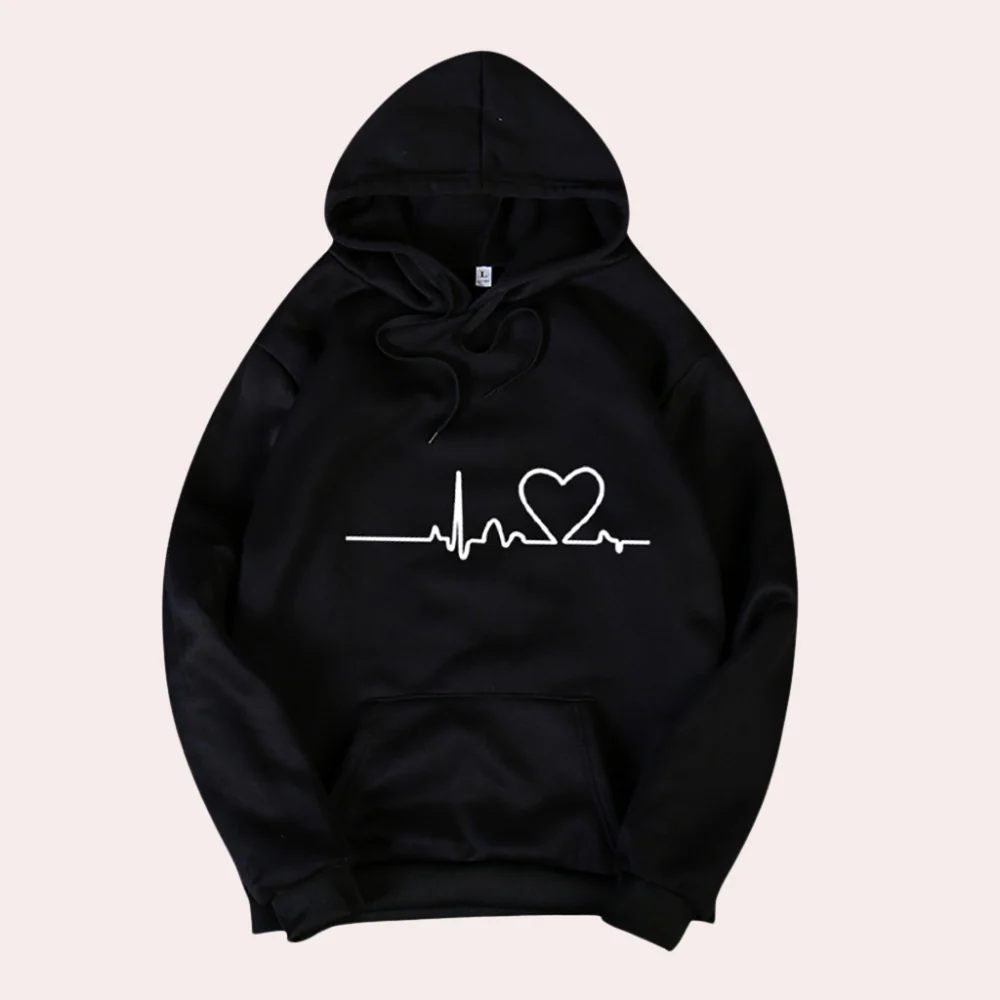 Women's Hoodie – Cotton Blend – Relaxed Fit – Graphic Print – Everyday Use