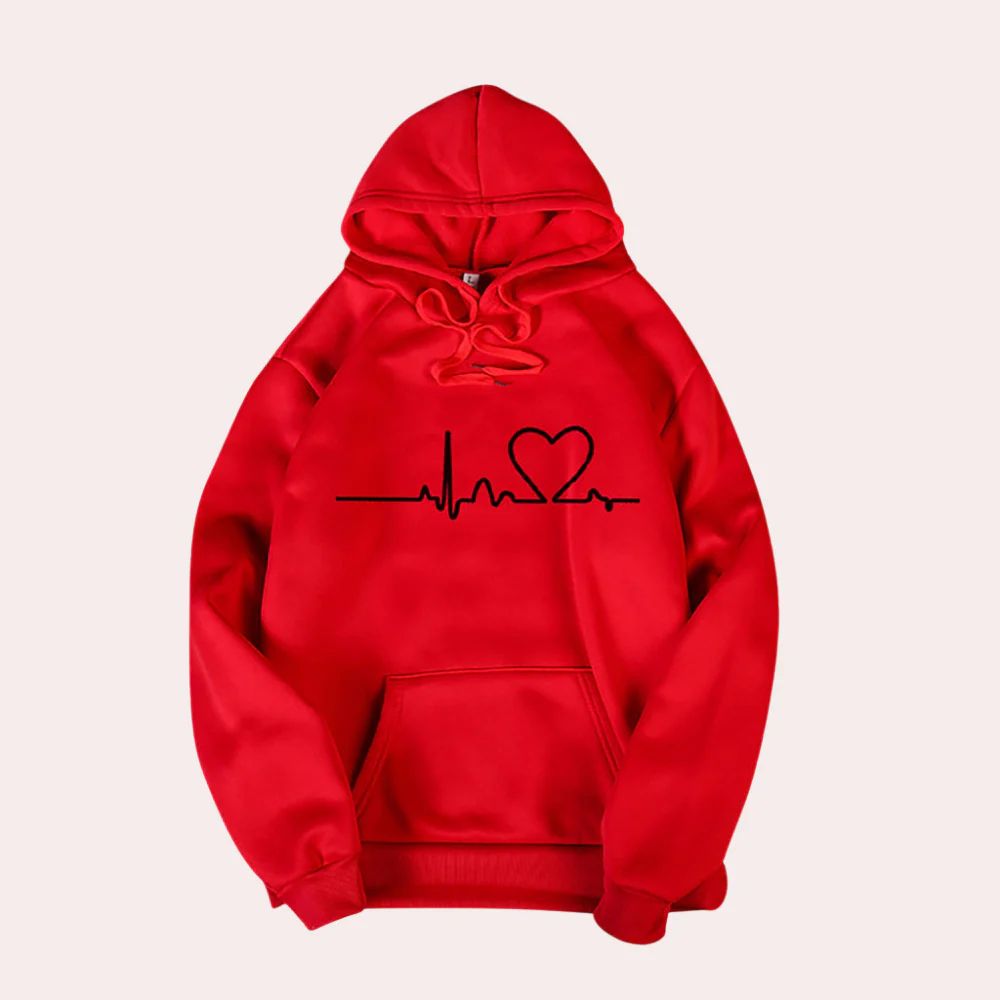 Women's Hoodie – Cotton Blend – Relaxed Fit – Graphic Print – Everyday Use
