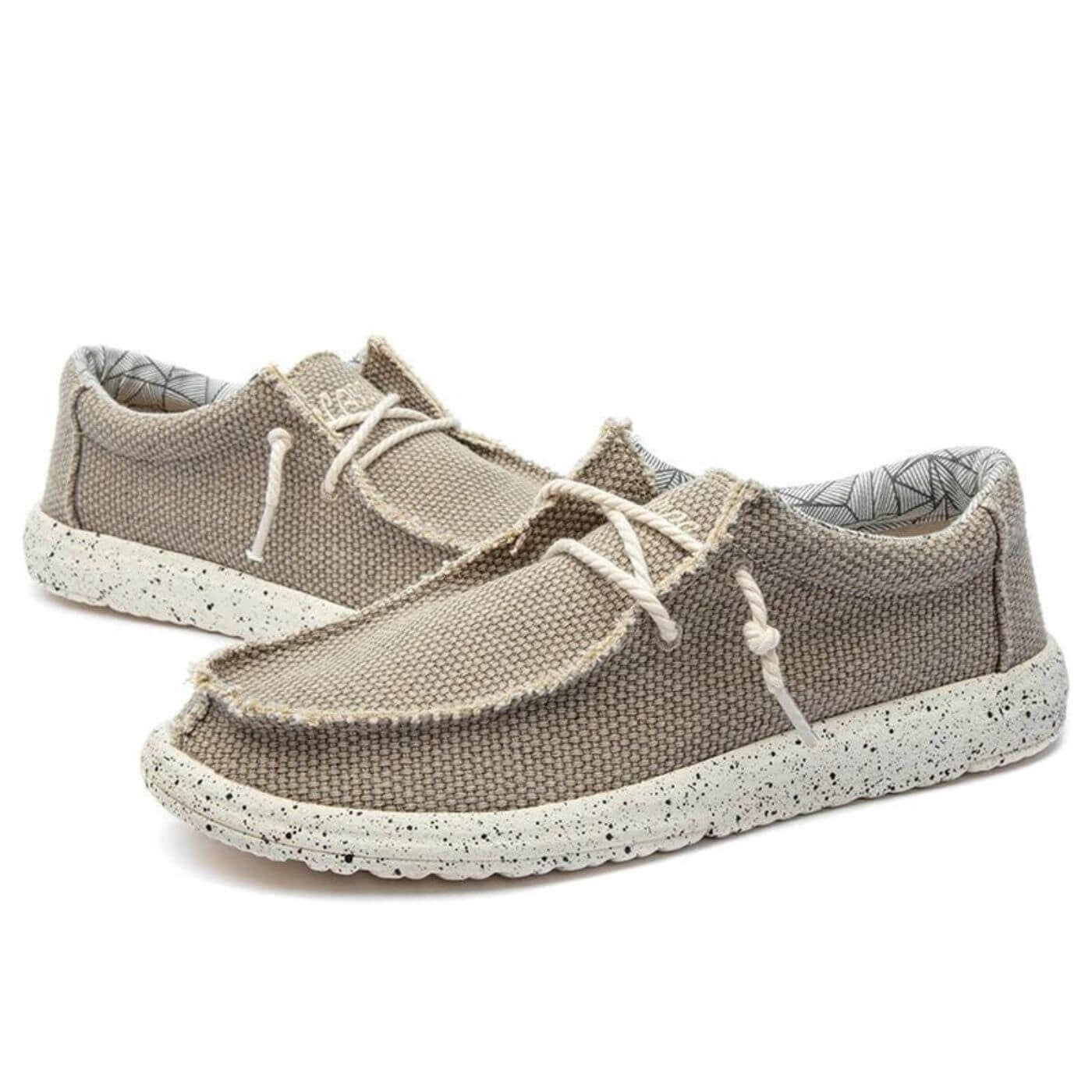 Men's Loafers – Relaxed Fit – Woven Fabric – Breathable and Lightweight – Slip-on Casual