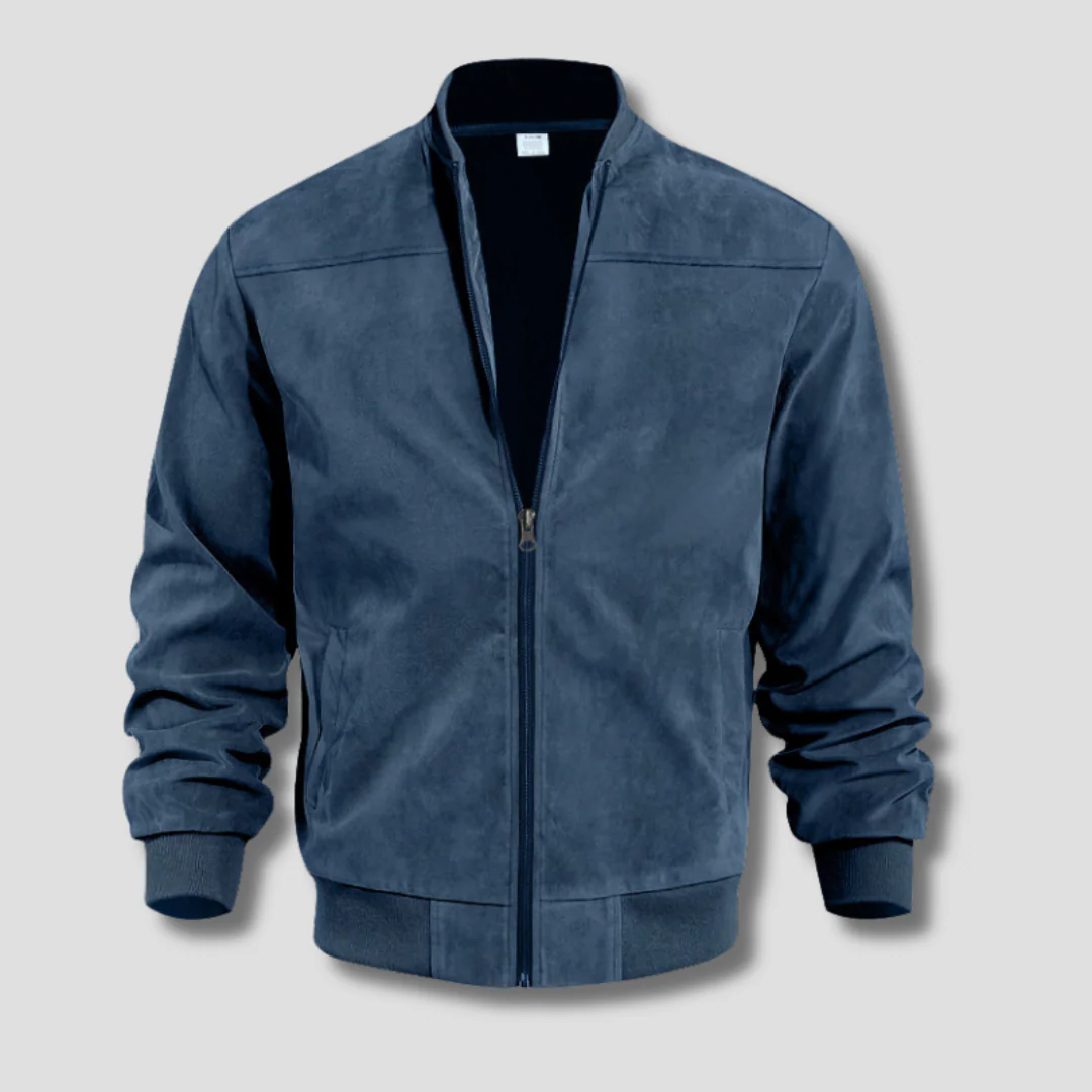 Men's Bomber Jacket – Regular Fit – Lightweight and Breathable – Zipper – Relaxed Style