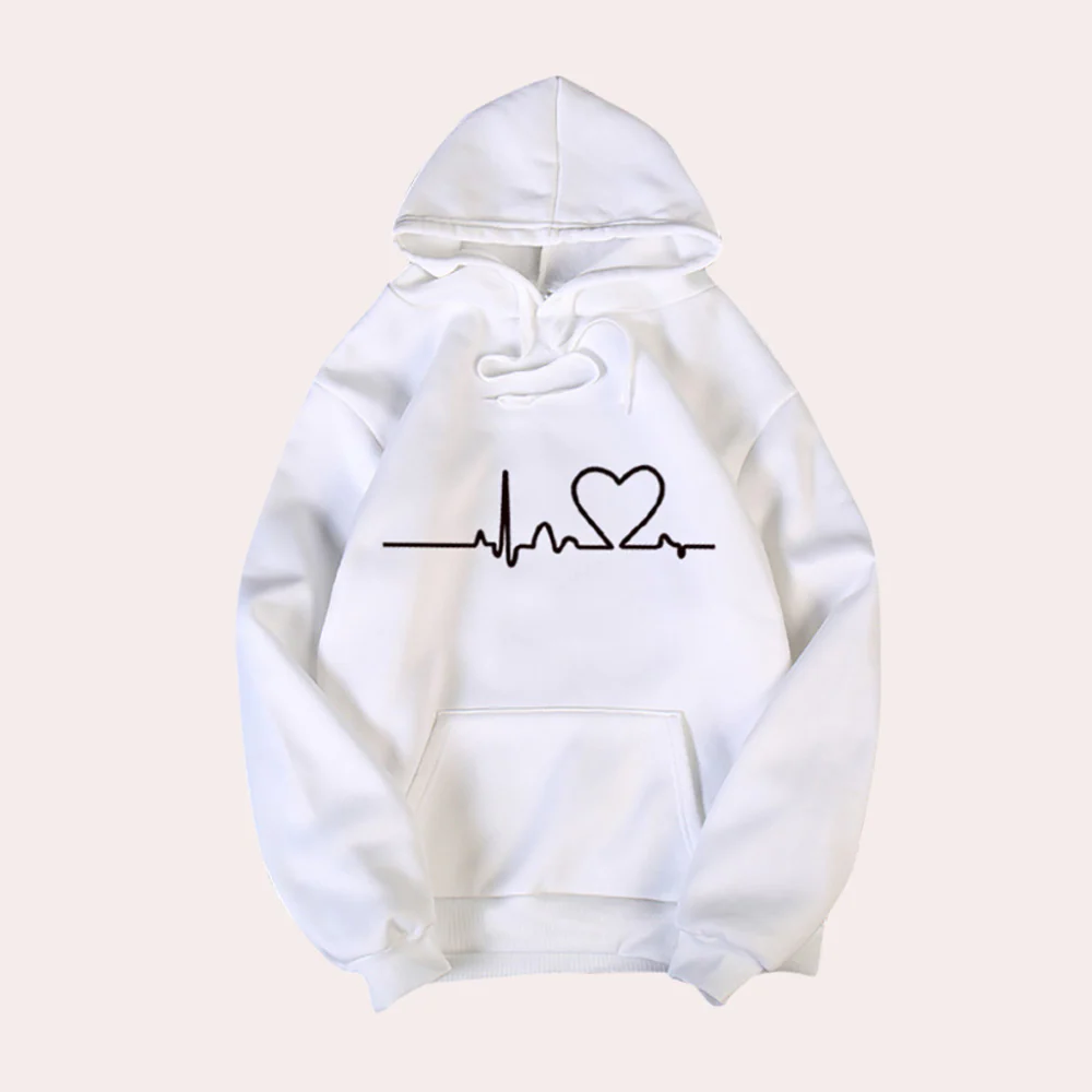 Women's Hoodie – Cotton Blend – Relaxed Fit – Graphic Print – Everyday Use