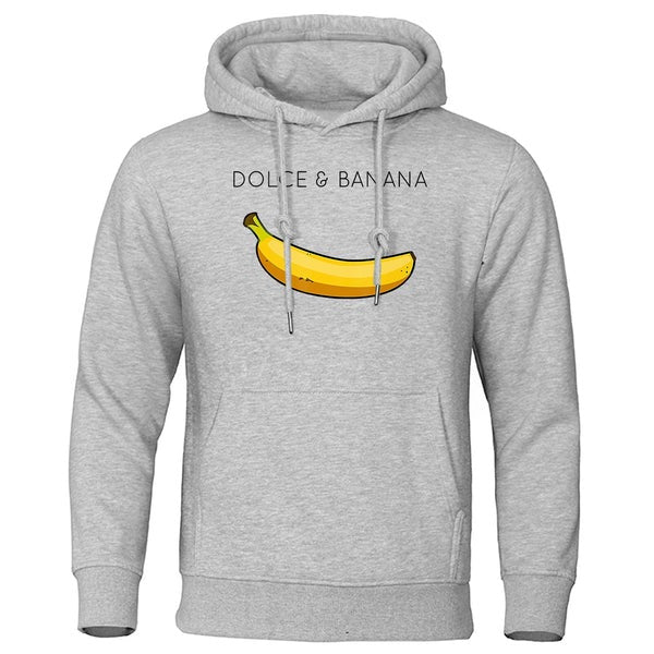 Men's Hoodie – Relaxed Fit – Cotton Blend – Humorous Print
