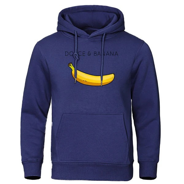 Men's Hoodie – Relaxed Fit – Cotton Blend – Humorous Print