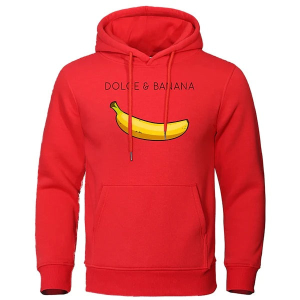 Men's Hoodie – Relaxed Fit – Cotton Blend – Humorous Print