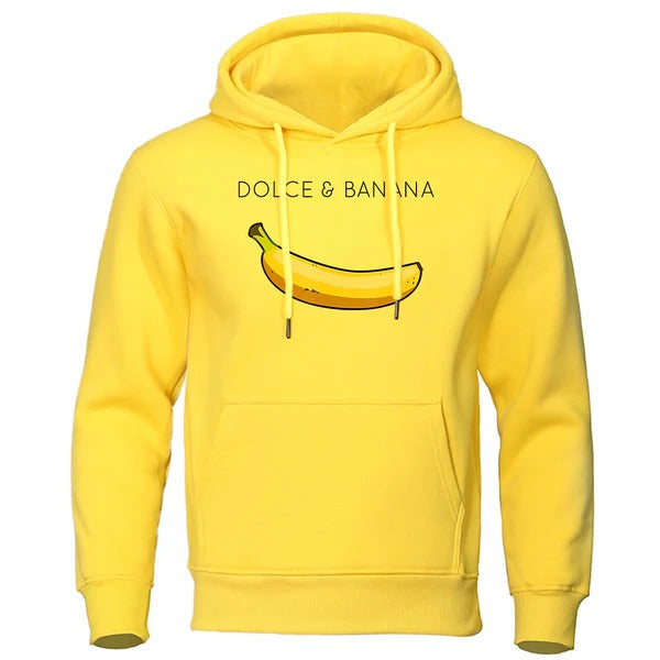 Men's Hoodie – Relaxed Fit – Cotton Blend – Humorous Print