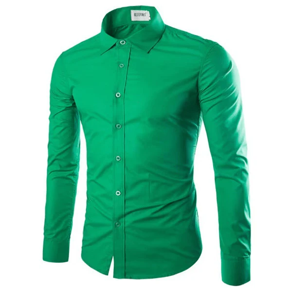 Men's Shirt – Slim Fit – Non-Iron – Breathable Fabric – Shirt Collar – Formal Use