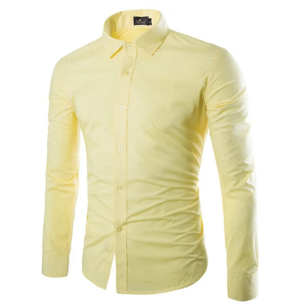 Men's Shirt – Slim Fit – Non-Iron – Breathable Fabric – Shirt Collar – Formal Use