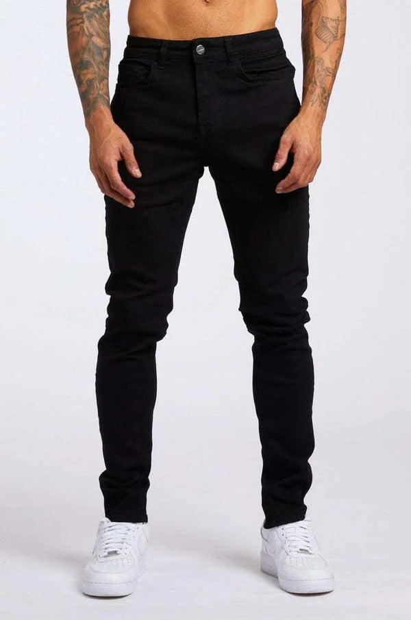 Men's Jeans – Slim Fit – Stretch Denim – Full Length – Relaxed Everyday Style