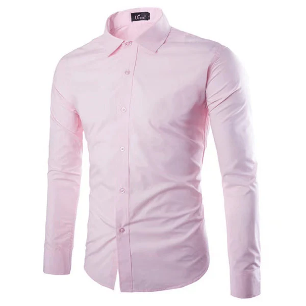 Men's Shirt – Slim Fit – Non-Iron – Breathable Fabric – Shirt Collar – Formal Use