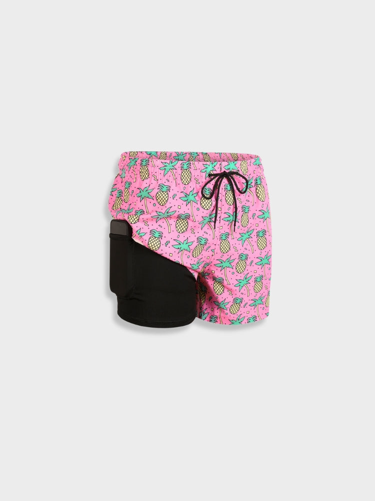 Men's Swim Shorts – Relaxed Fit – Quick-Drying – Adjustable Waist