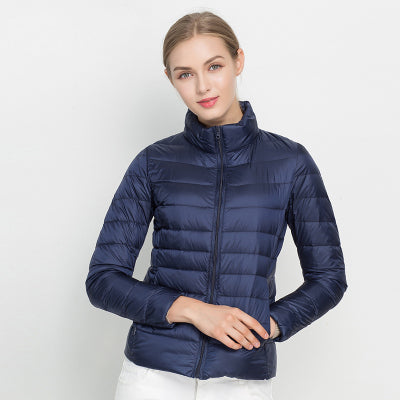 Women's Down Jacket - Padded Quilted - Lightweight and Water-Repellent - Tailored Fit