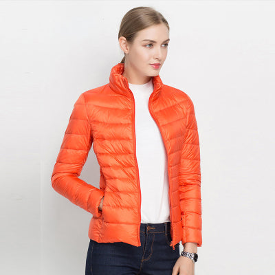 Women's Down Jacket - Padded Quilted - Lightweight and Water-Repellent - Tailored Fit