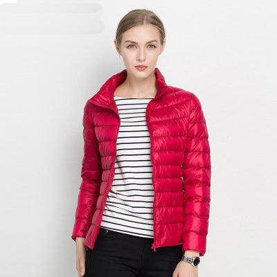 Women's Down Jacket - Padded Quilted - Lightweight and Water-Repellent - Tailored Fit