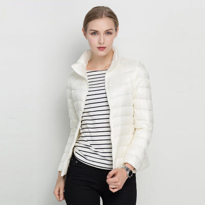 Women's Down Jacket - Padded Quilted - Lightweight and Water-Repellent - Tailored Fit