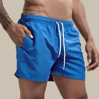 Men's Shorts Swim Shorts – Relaxed Fit – Quick-Drying – Mid-Thigh Length – Drawstring