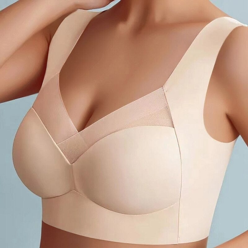 Women's Bra – Seamless Fit – Breathable Material – Full Support with Underwire Effect