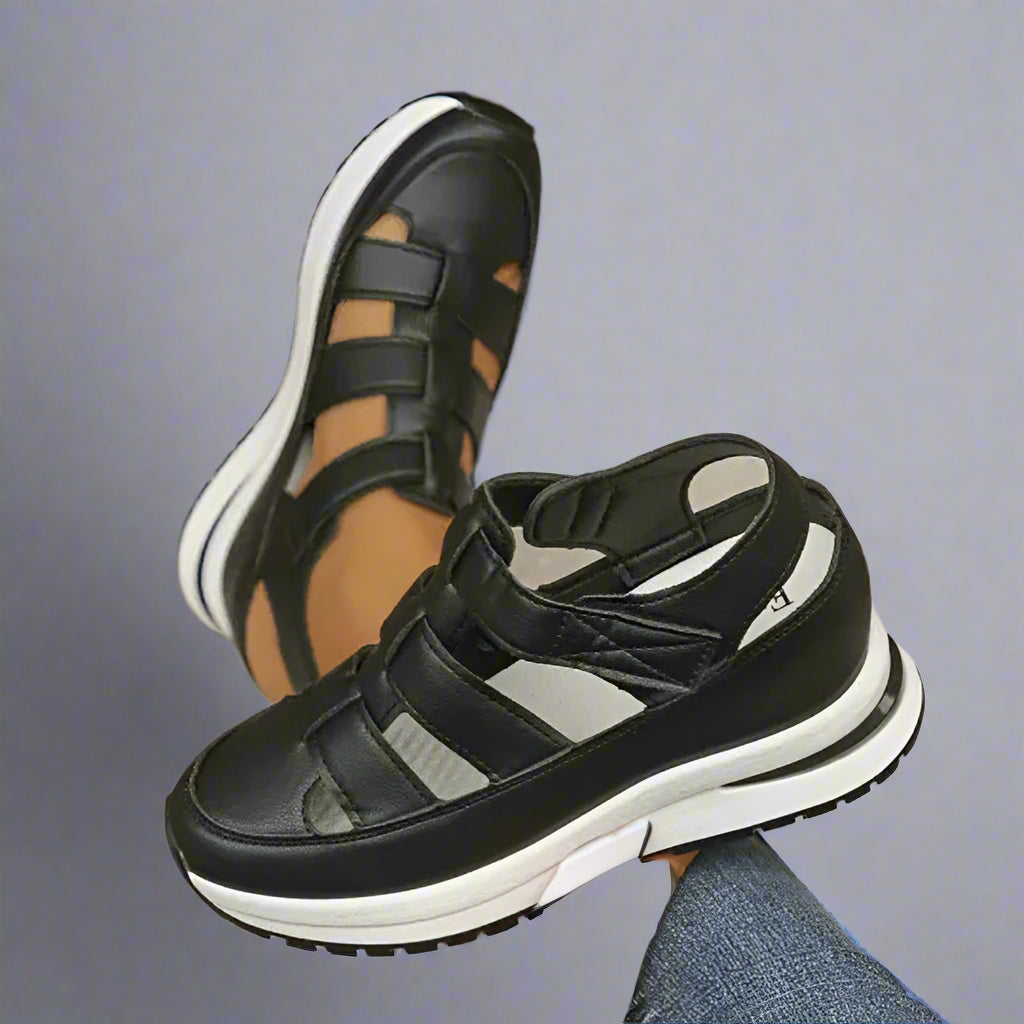 Women's Sandals – Orthopedic Comfort – Adjustable Straps – Shock-Absorbing Sole