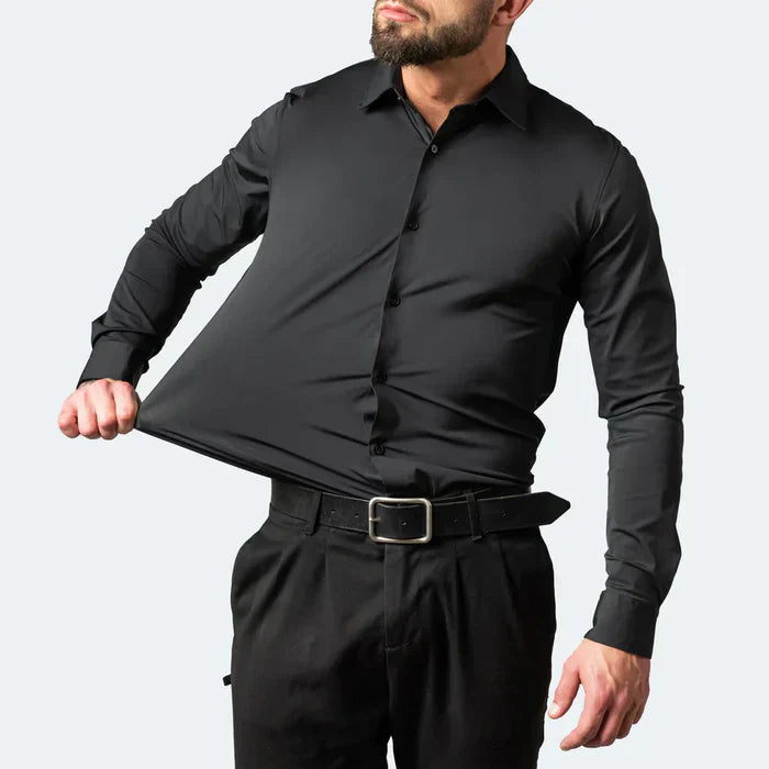 Men's Shirt – Slim Fit – Stretch Fabric – Breathable – Non-Iron – Dress Style