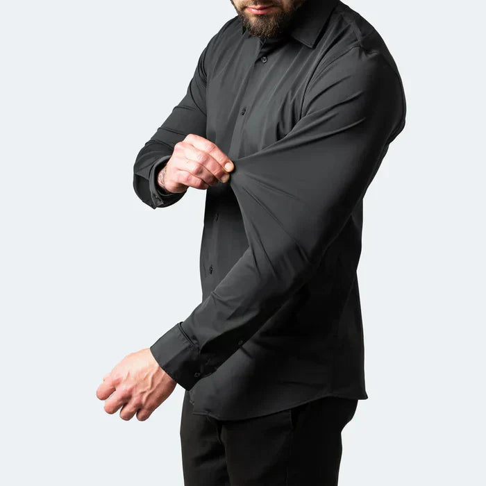 Men's Shirt – Slim Fit – Stretch Fabric – Breathable – Non-Iron – Dress Style